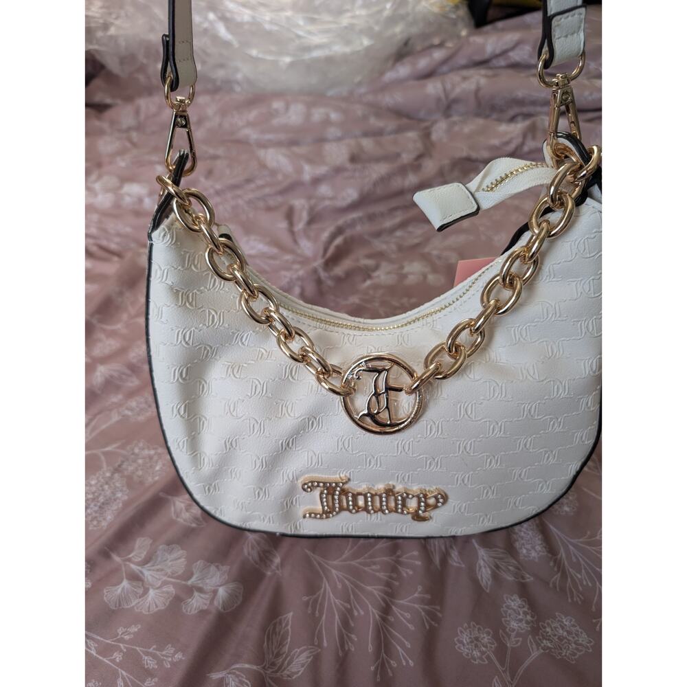 Juicy Couture Crest Moon Coho shoulder bag NWT chain handle. Purse only